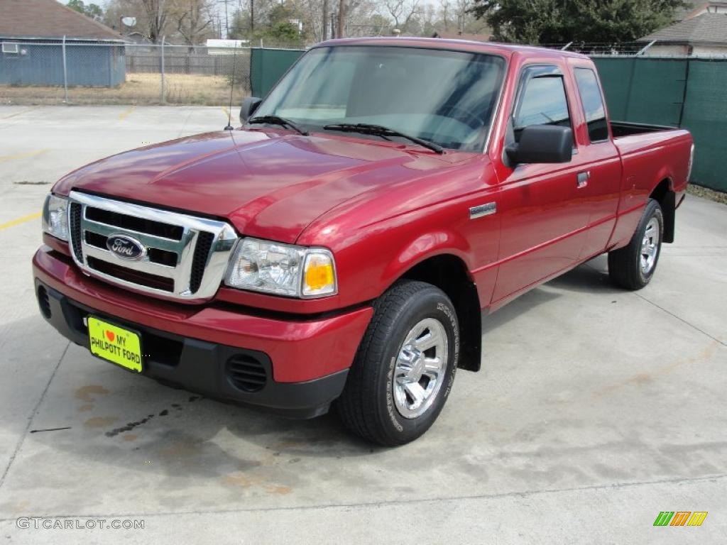 Redfire Metallic 2008 Ford Ranger XLT SuperCab Exterior Photo #45753118