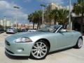 2007 Seafrost Metallic Jaguar XK XK8 Convertible  photo #1