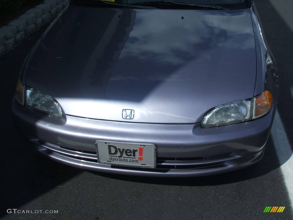 1995 Civic LX Sedan - Phantom Gray Pearl / Grey photo #5