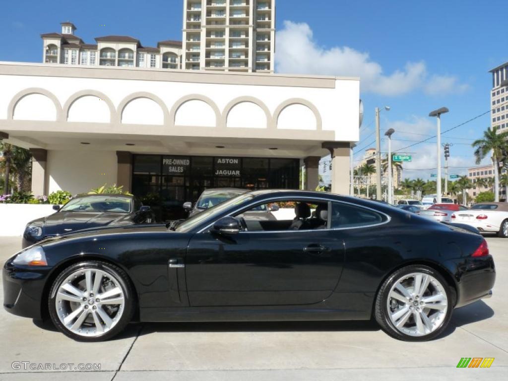 Ultimate Black Metallic 2010 Jaguar XK XKR Coupe Exterior Photo #45753546