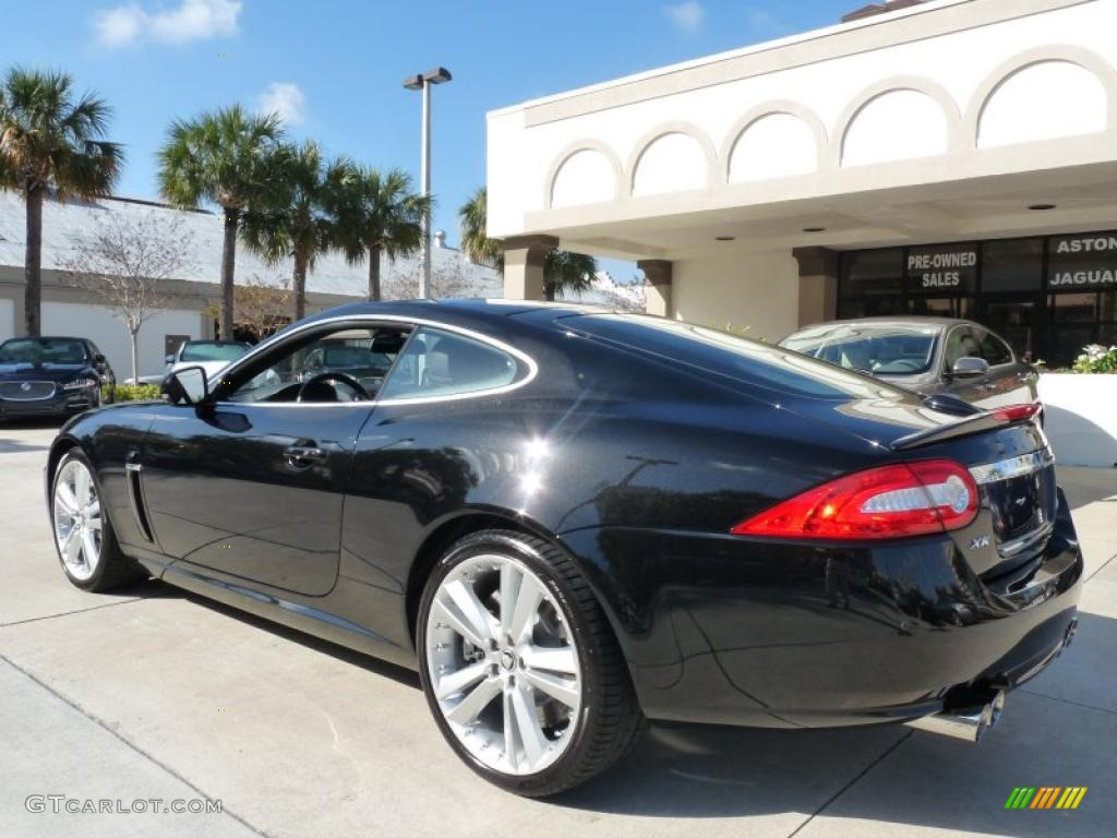 Ultimate Black Metallic 2010 Jaguar XK XKR Coupe Exterior Photo #45753550