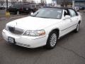 2003 Vibrant White Lincoln Town Car Signature  photo #1