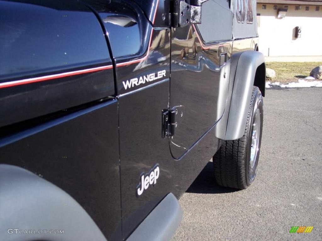 2000 Wrangler SE 4x4 - Black / Agate photo #22