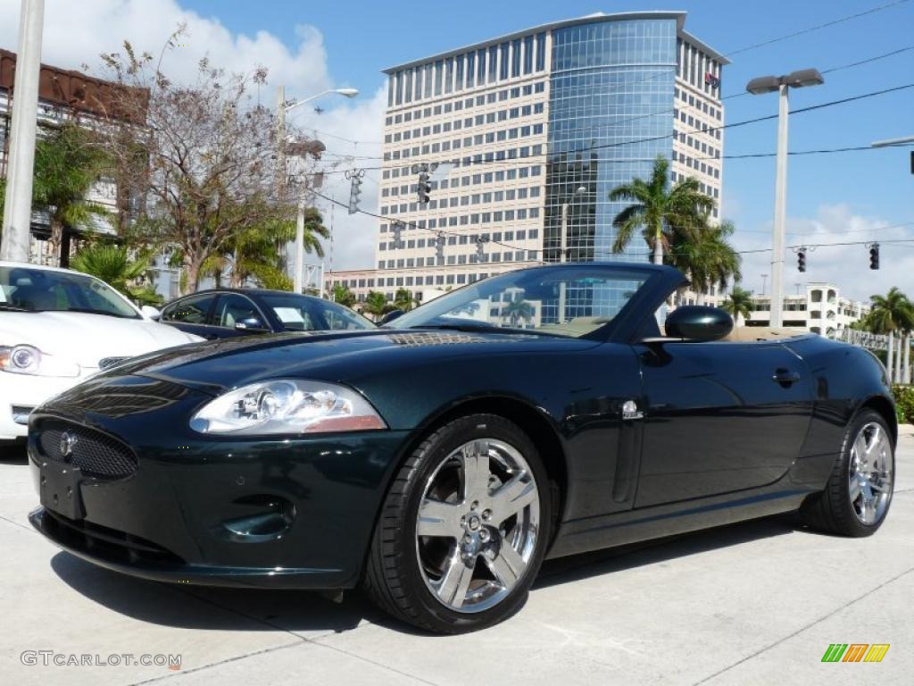 2009 XK XK8 Convertible - Botanical Green / Caramel photo #3