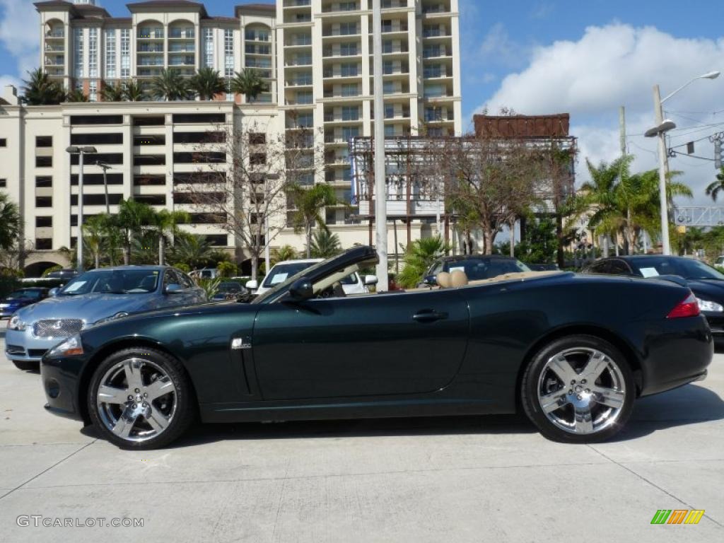 2009 XK XK8 Convertible - Botanical Green / Caramel photo #5