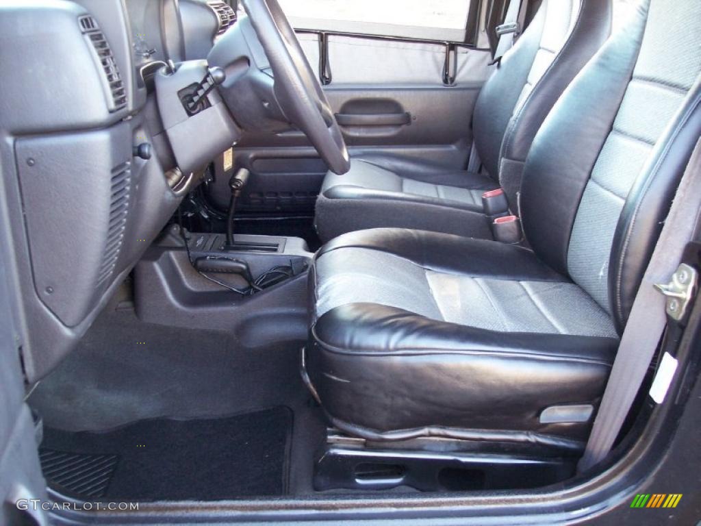 Agate Interior 2000 Jeep Wrangler SE 4x4 Photo #45753822