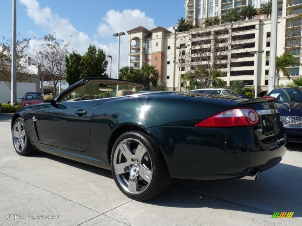 2009 XK XK8 Convertible - Botanical Green / Caramel photo #7