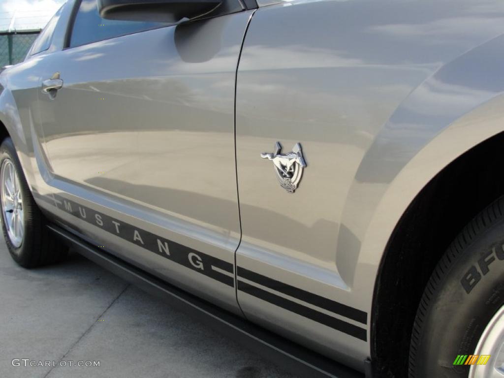 2009 Mustang V6 Coupe - Vapor Silver Metallic / Dark Charcoal photo #16