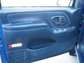 Blue 1997 GMC Sierra 1500 SLE Extended Cab 4x4 Door Panel