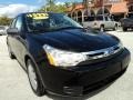 2010 Ebony Black Ford Focus S Sedan  photo #2