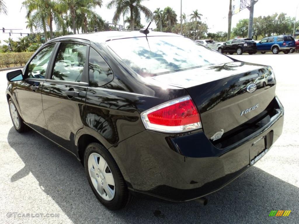 2010 Focus S Sedan - Ebony Black / Medium Stone photo #8