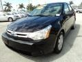 2010 Ebony Black Ford Focus S Sedan  photo #12