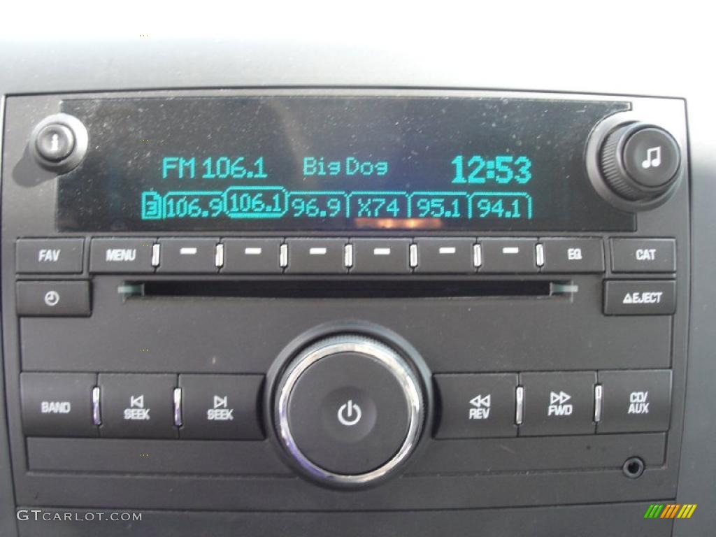 2009 Chevrolet Silverado 2500HD Work Truck Extended Cab Controls Photo #45755958