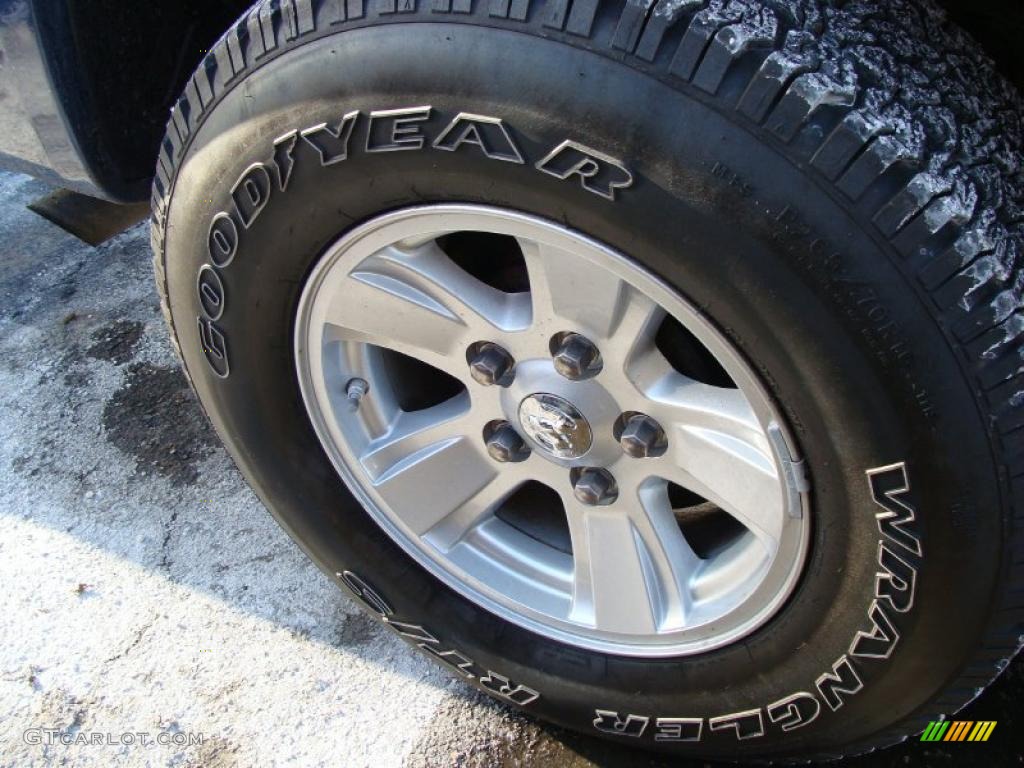 2008 Dakota Laramie Crew Cab 4x4 - Deep Water Blue Pearl / Dark Slate Gray/Medium Slate Gray photo #4