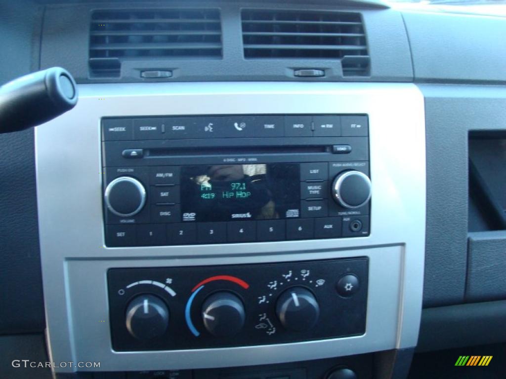 2008 Dakota Laramie Crew Cab 4x4 - Deep Water Blue Pearl / Dark Slate Gray/Medium Slate Gray photo #13