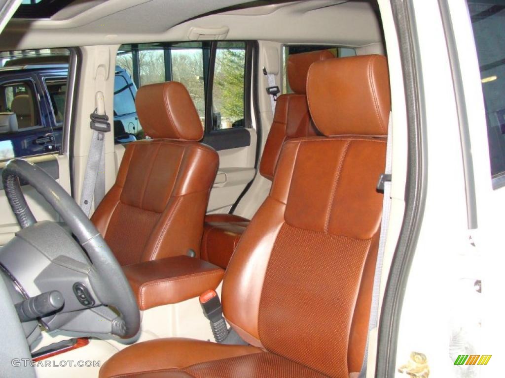 Saddle Brown Interior 2007 Jeep Commander Limited 4x4 Photo