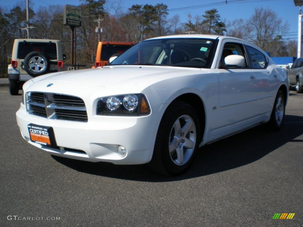 Stone White Dodge Charger