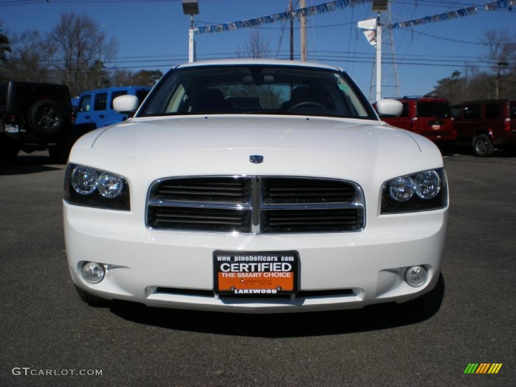 2010 Charger SXT - Stone White / Dark Slate Gray photo #2