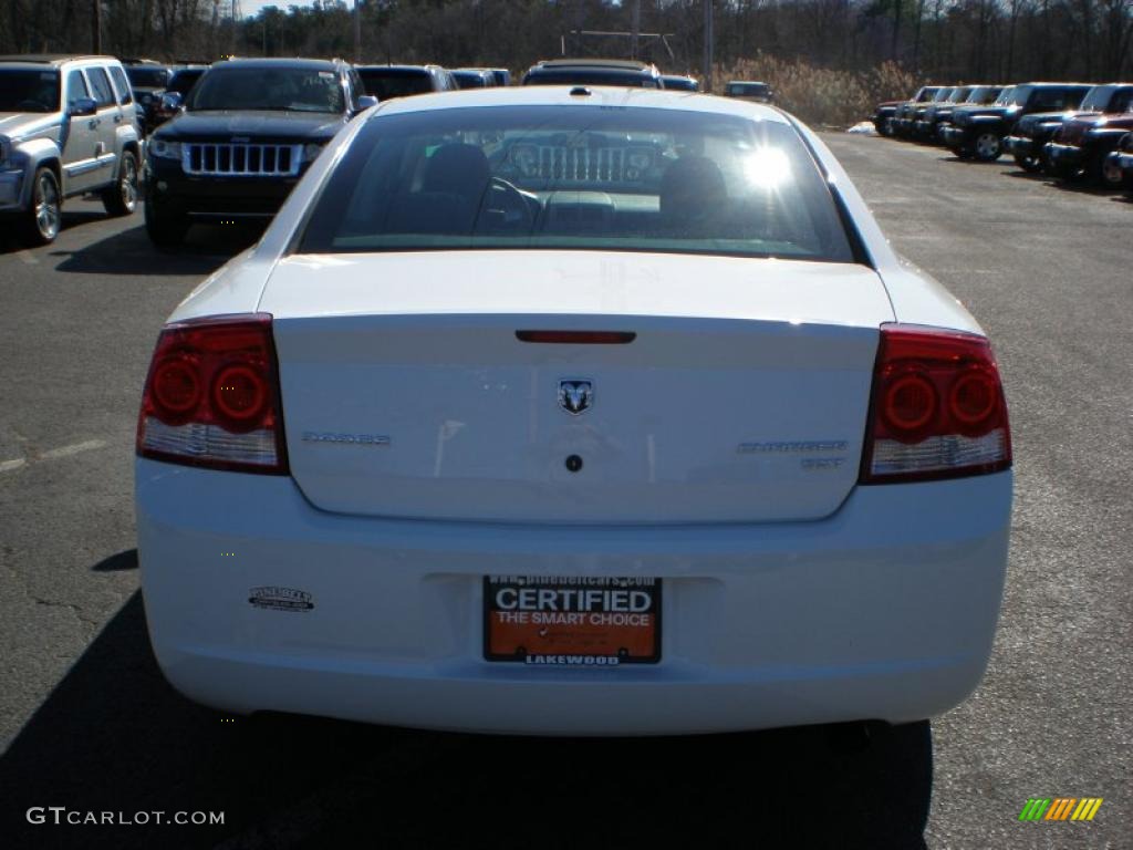 2010 Charger SXT - Stone White / Dark Slate Gray photo #6