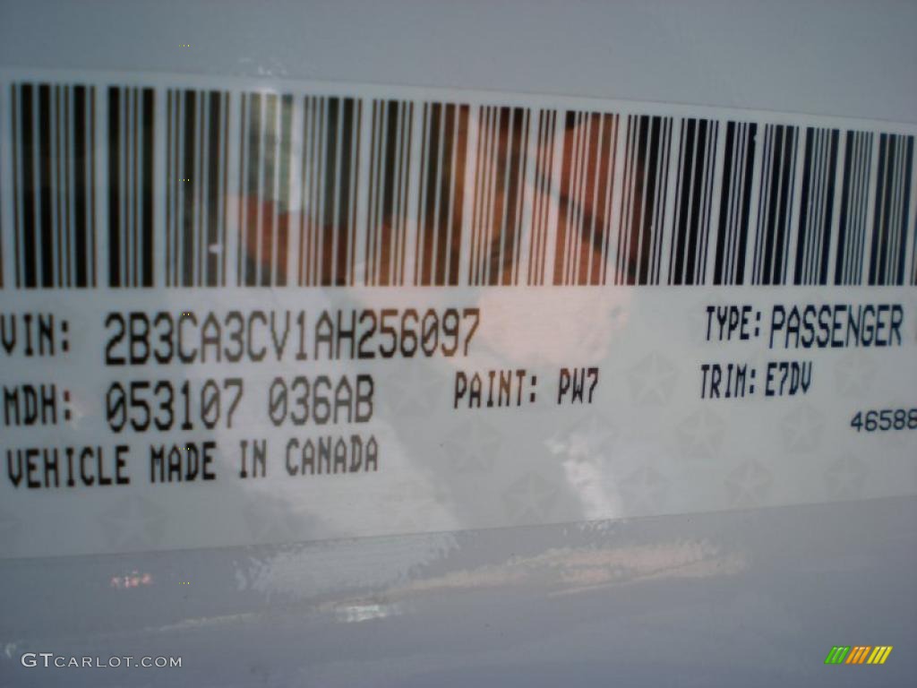 2010 Charger SXT - Stone White / Dark Slate Gray photo #15