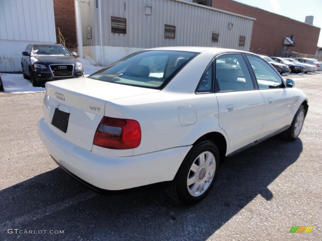 1998 A4 1.8T Sedan - Casablanca White / Ecru photo #8