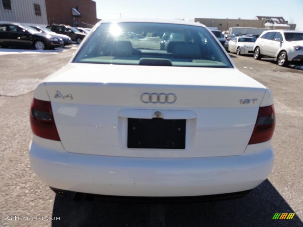 1998 A4 1.8T Sedan - Casablanca White / Ecru photo #9