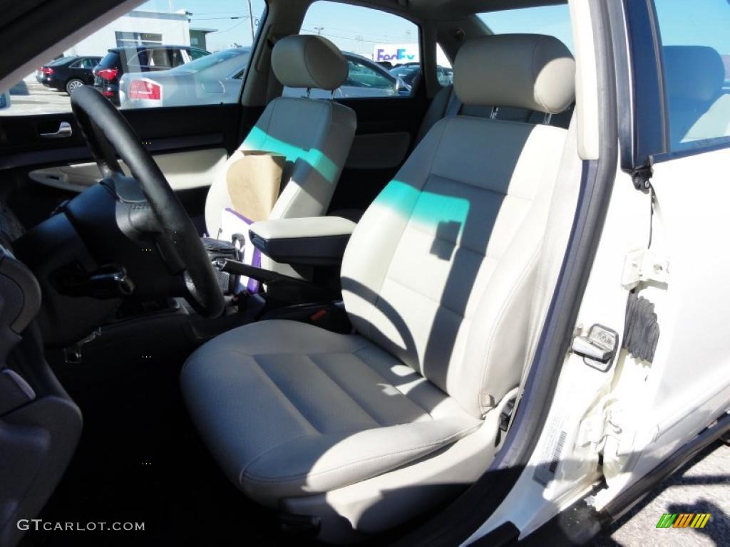 1998 A4 1.8T Sedan - Casablanca White / Ecru photo #18