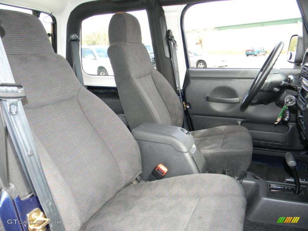 2004 Wrangler X 4x4 - Patriot Blue Pearl / Dark Slate Gray photo #20