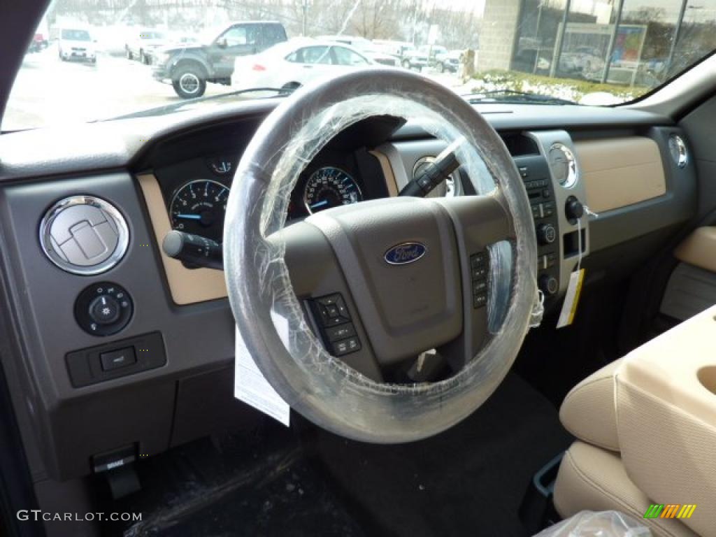 2011 F150 XLT SuperCab 4x4 - Golden Bronze Metallic / Pale Adobe photo #12