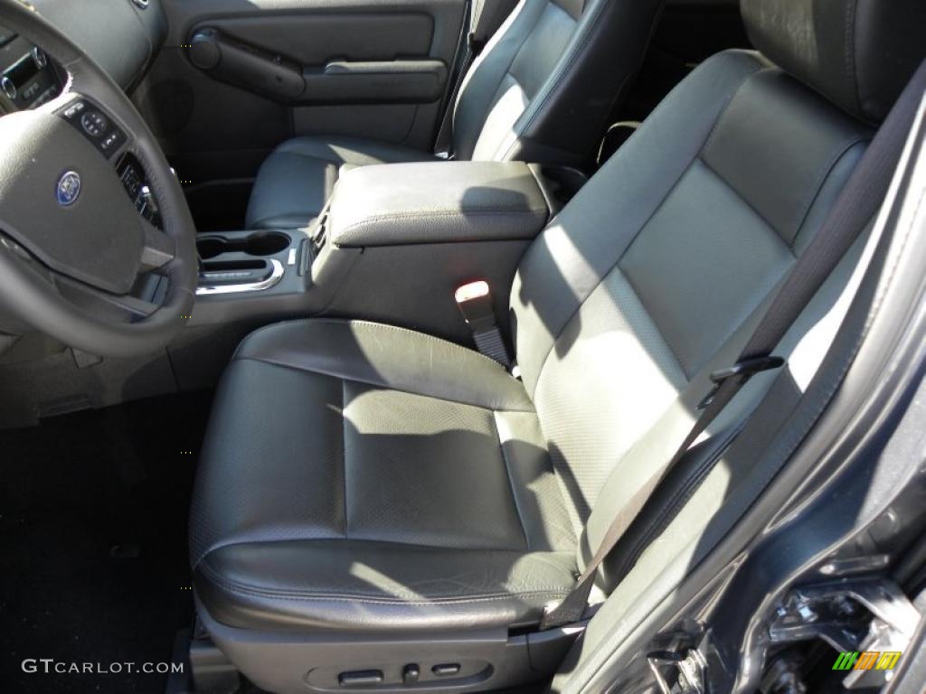 Black Interior 2010 Ford Explorer Limited Photo #45759555