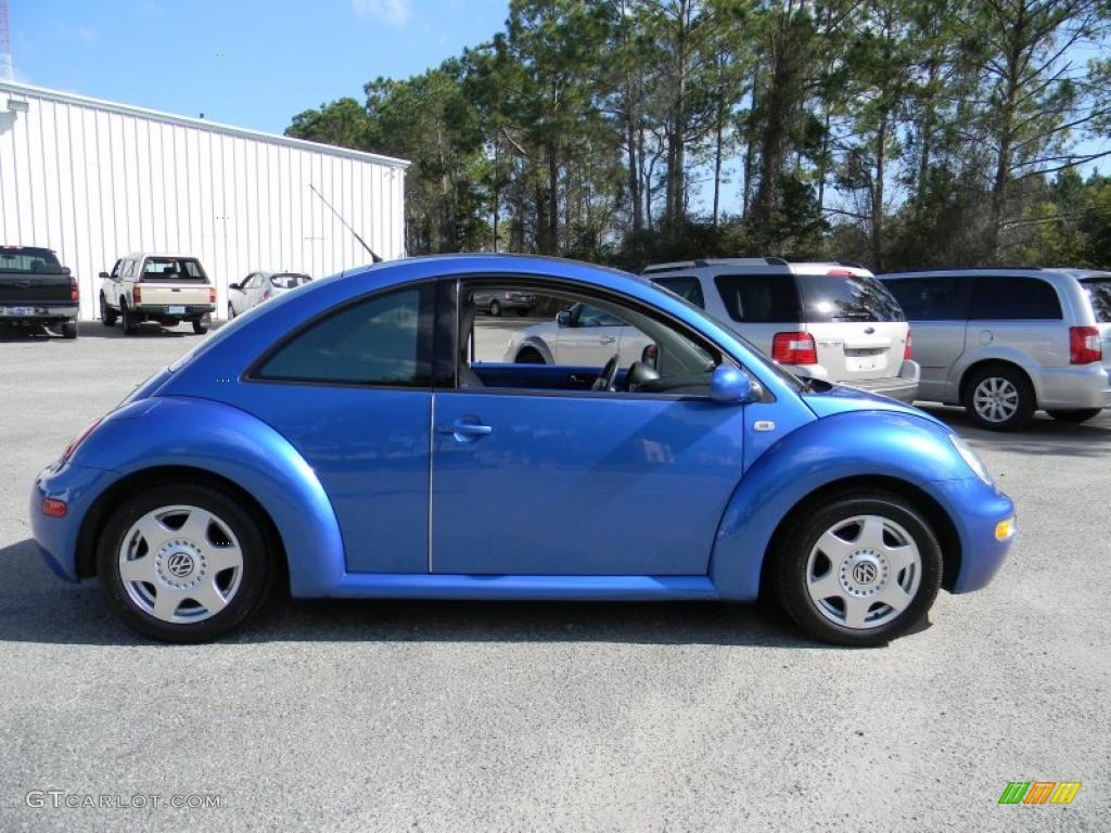 Techno Blue Pearl 2001 Volkswagen New Beetle GLS Coupe Exterior Photo #45760219