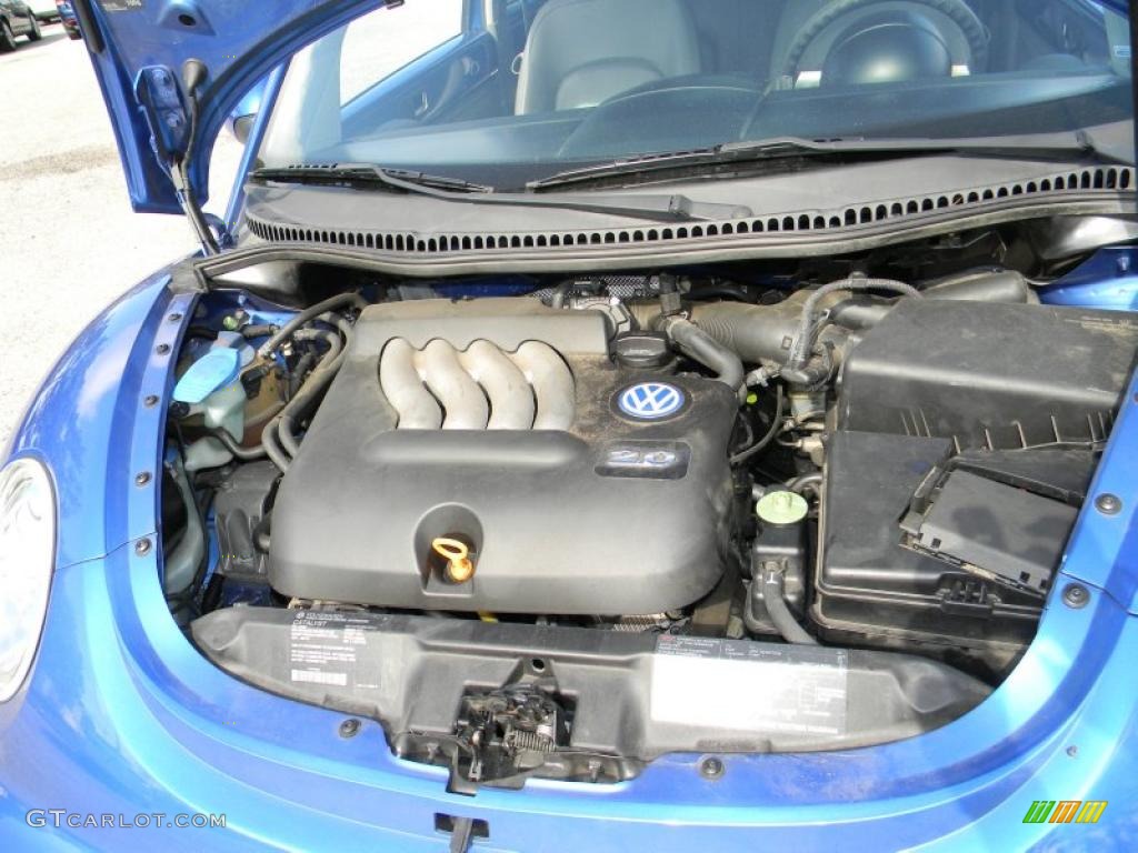 2001 Volkswagen New Beetle GLS Coupe 2.0 Liter SOHC 8-Valve 4 Cylinder Engine Photo #45760315