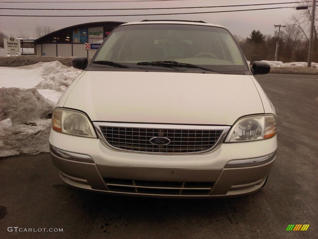 2003 Windstar SEL - Vibrant White / Medium Parchment photo #2