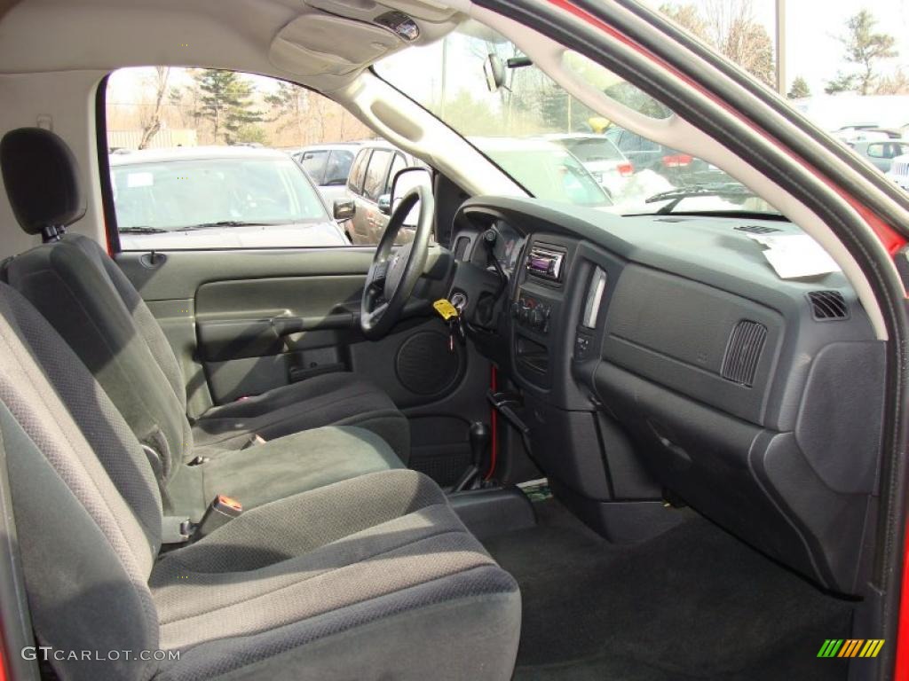 2004 Ram 1500 SLT Regular Cab 4x4 - Flame Red / Dark Slate Gray photo #9