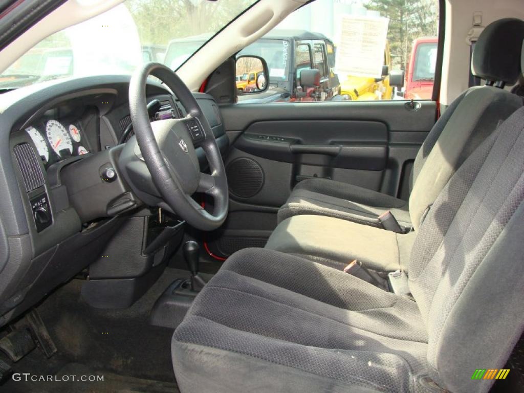 2004 Ram 1500 SLT Regular Cab 4x4 - Flame Red / Dark Slate Gray photo #10