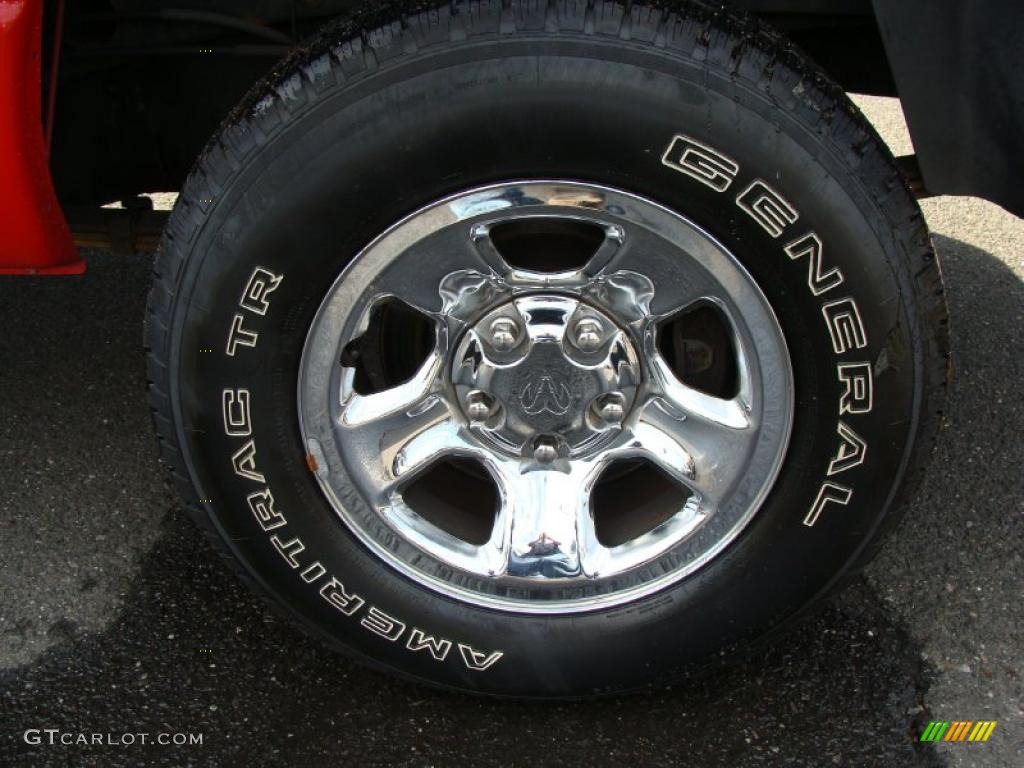 2004 Ram 1500 SLT Regular Cab 4x4 - Flame Red / Dark Slate Gray photo #16