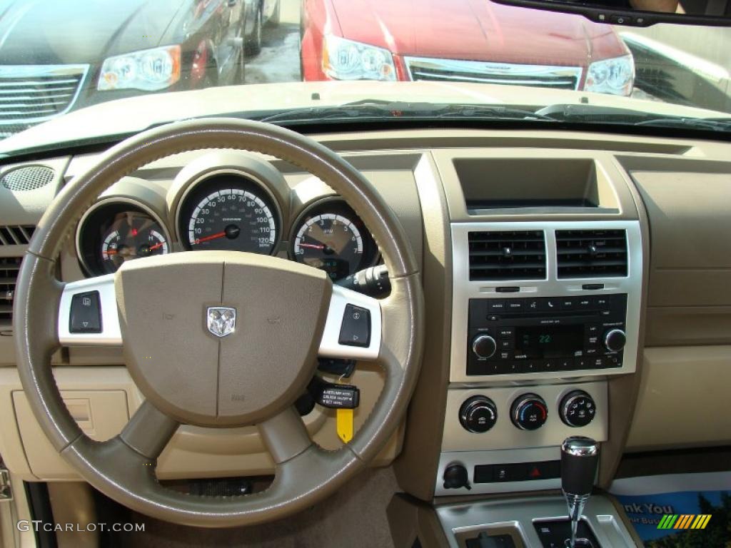 2010 Dodge Nitro SXT 4x4 Pastel Pebble Beige Dashboard Photo #45761767