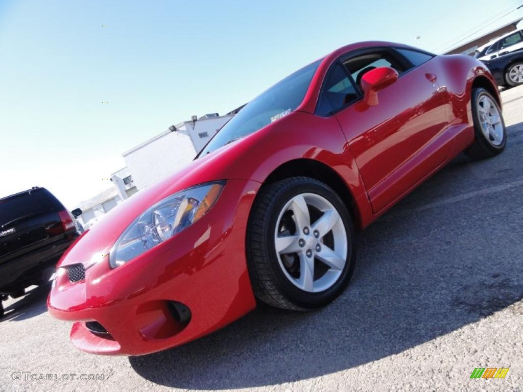 2006 Eclipse GS Coupe - Pure Red / Dark Charcoal photo #1