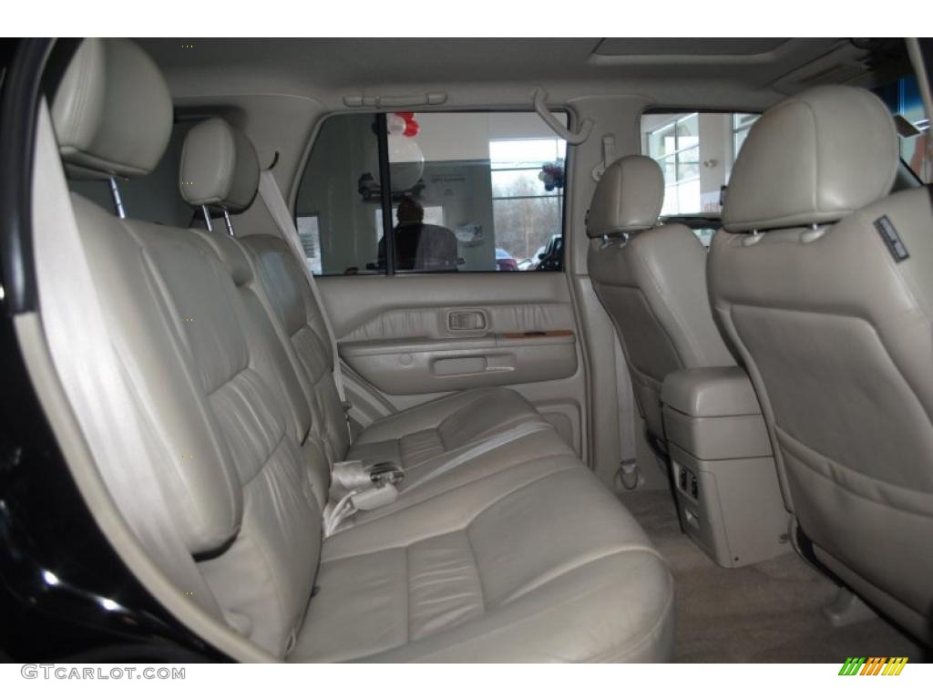 2001 QX4 4x4 - Black Obsidian / Stone Beige photo #17
