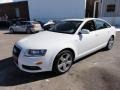 Ibis White - A6 3.2 quattro Sedan Photo No. 2