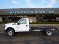 2011 Oxford White Ford F350 Super Duty XL Regular Cab 4x4 Chassis  photo #1