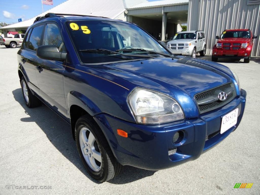 2005 Tucson GL - Nautical Blue / Gray photo #14