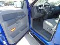2007 Electric Blue Pearl Dodge Ram 1500 Big Horn Edition Quad Cab 4x4  photo #4