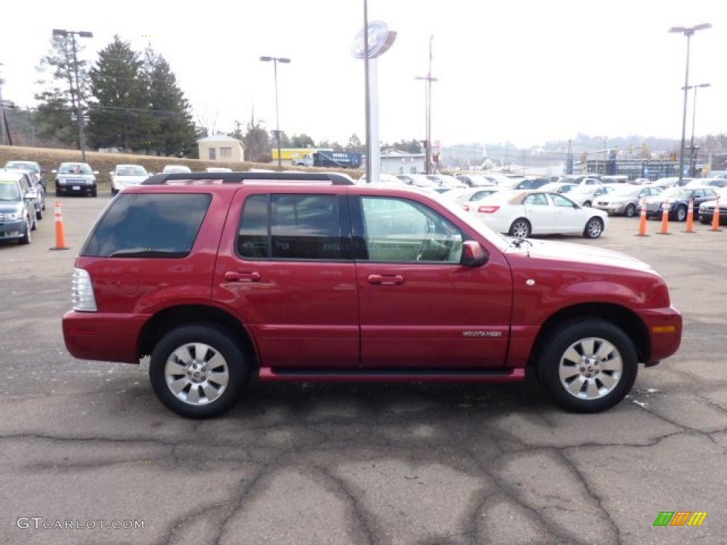 2007 Mountaineer AWD - Vivid Red / Camel photo #5