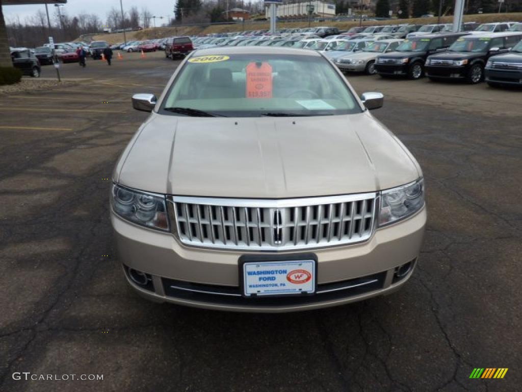 2008 MKZ AWD Sedan - Dune Pearl Metallic / Light Stone photo #7