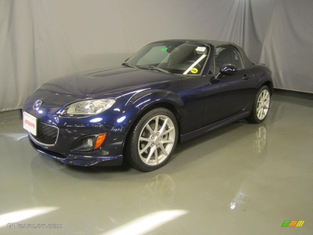 Stormy Blue Mica 2009 Mazda MX-5 Miata Touring Roadster Exterior Photo #45766296