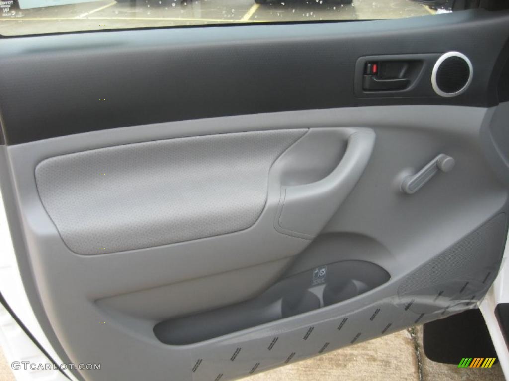 2011 Toyota Tacoma Regular Cab 4x4 Graphite Gray Door Panel Photo #45766924