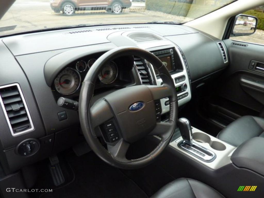 2008 Ford Edge Limited AWD Charcoal Dashboard Photo #45771544