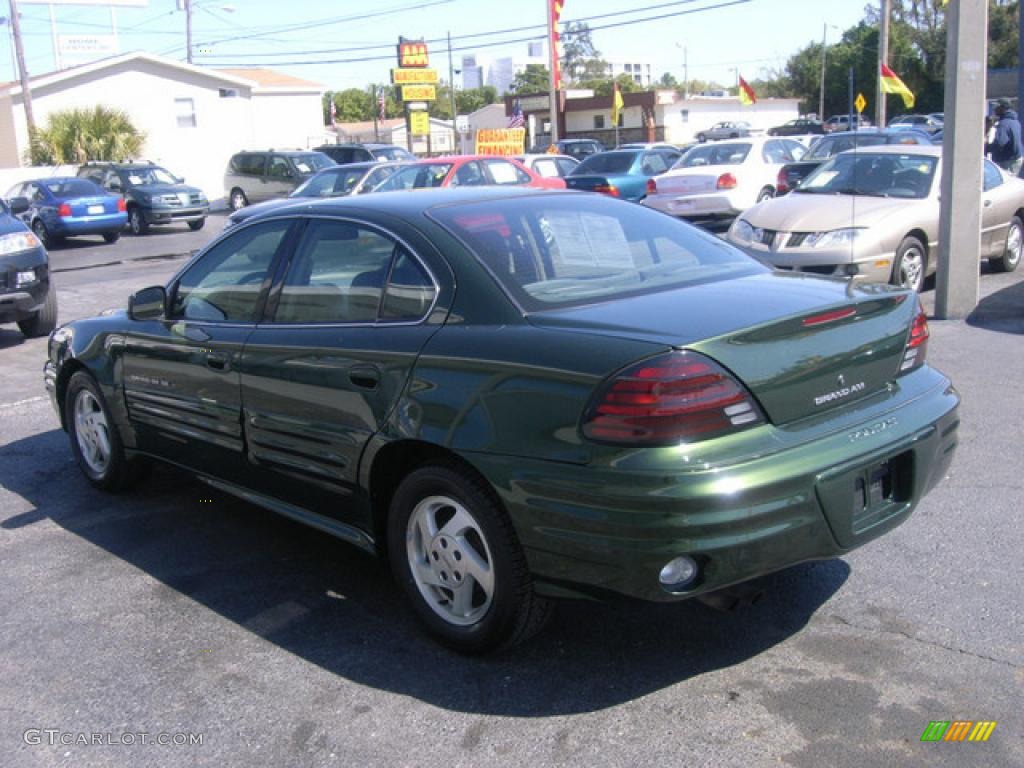 2000 Grand Am SE Sedan - Spruce Green Metallic / Dark Pewter photo #7