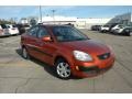 Sunset Orange - Rio LX Sedan Photo No. 3